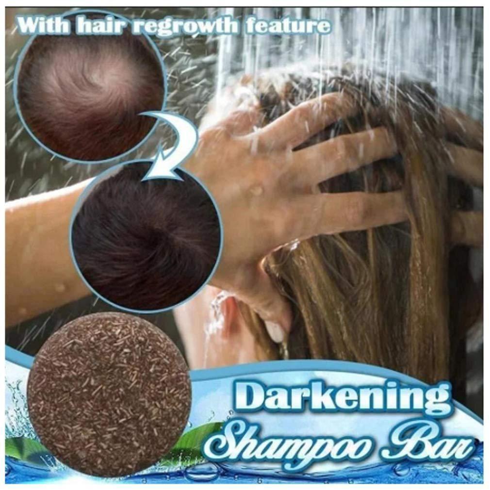 Naturally Organic Hair Darkening Shampoo Bar (Pack of 2)